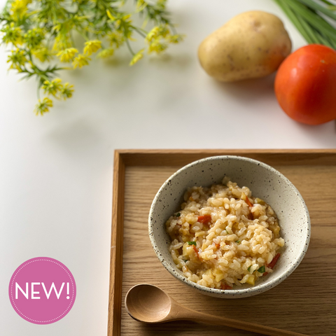 Organic Cod Fish Risotto with Tomato & Potato