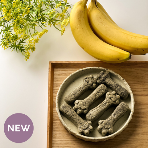 Organic Black Sesame & Banana Steamed Cake