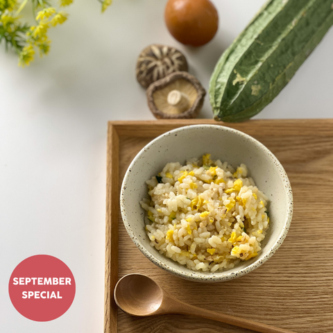 Organic Three Treasures Chicken Risotto