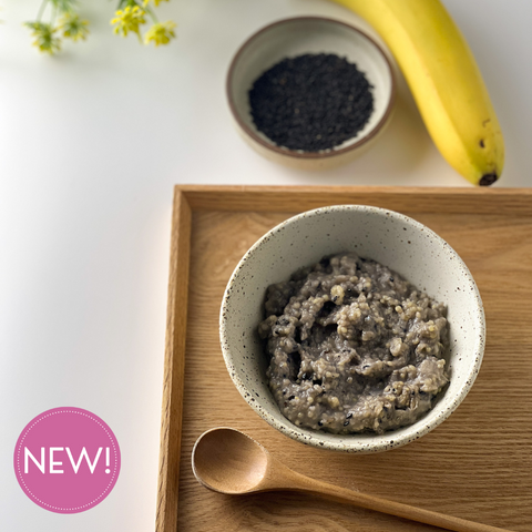 Organic Black Sesame, Banana & Millet Oatmeal