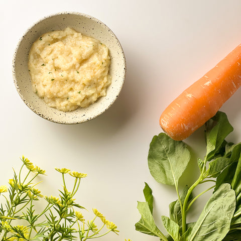 Organic Cod Fish Porridge with Spinach & Carrot