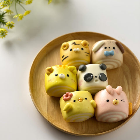 Animal Swirl Buns