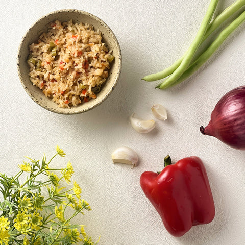 Organic Mediterranean Shrimp Steamed Rice - Rice