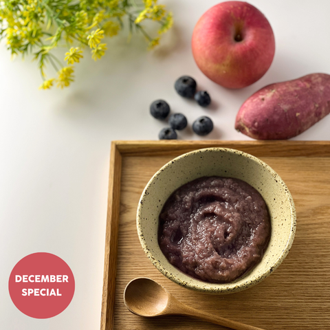 Organic Apple, Blueberry, Sweet Potato and Chia Seeds Puree