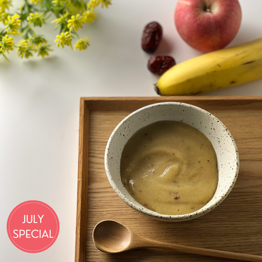 Organic Apple, Banana & Red Dates Puree