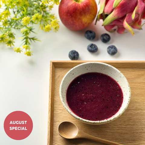 Organic Apple, Blueberry & Dragonfruit Puree
