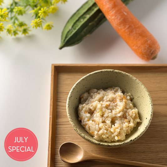 Organic Chicken Porridge with Luffa & Carrot