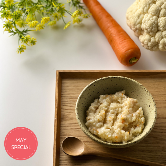 Organic Chicken Porridge with Cauliflower & Carrot