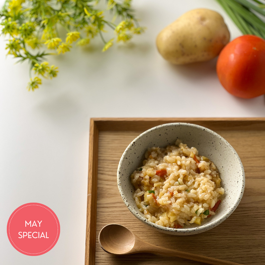 Organic Cod Fish Risotto with Tomato & Potato
