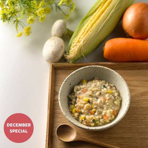 Organic Creamy Chicken Mushroom Soup with ABC Pasta