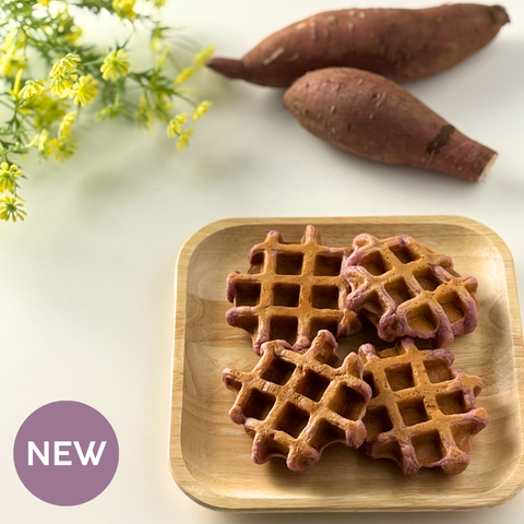 Wholesome Purple Sweet Potato Honey Waffle