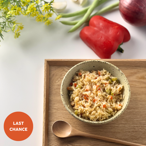 Organic Mediterranean Shrimp Steamed Rice