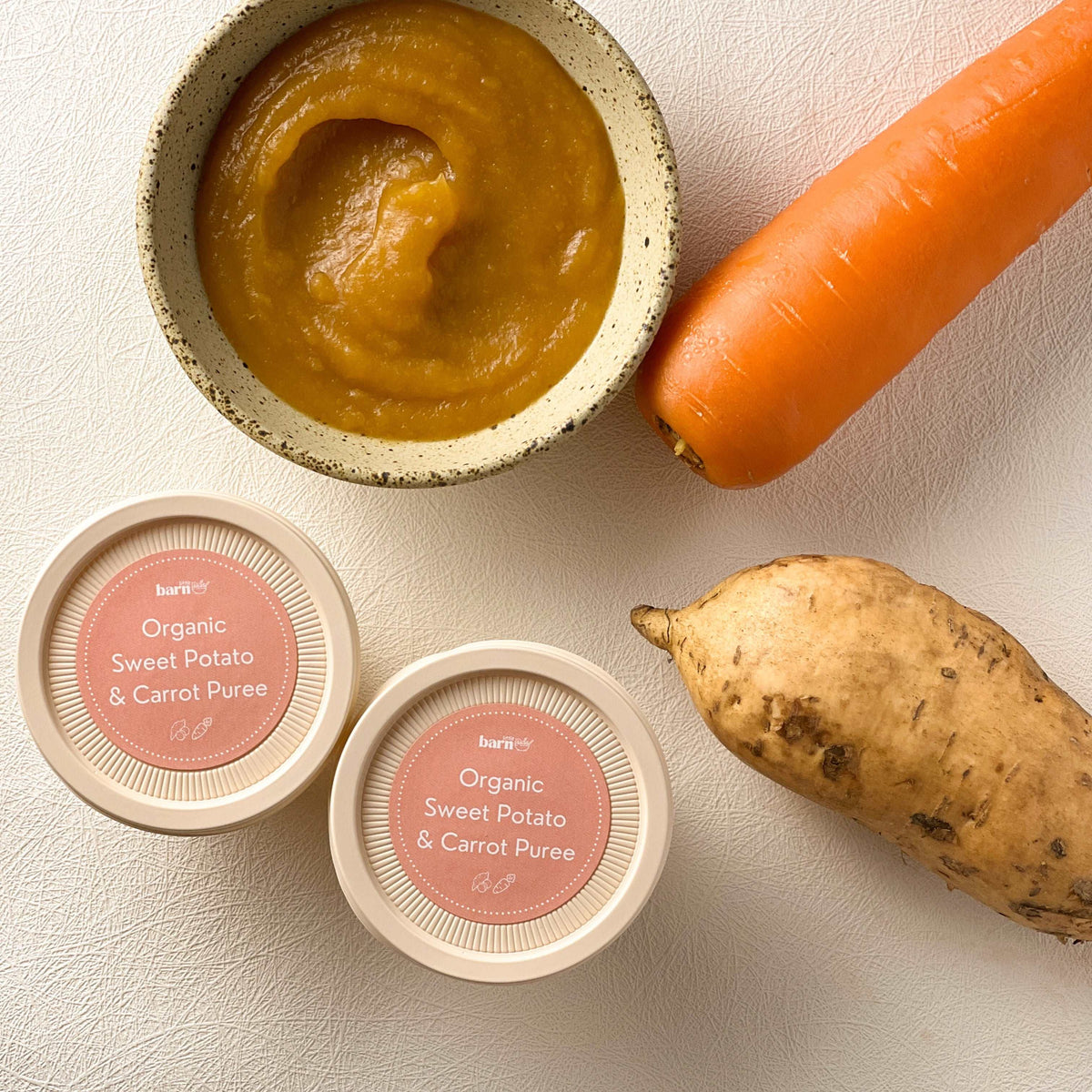 Organic Roots Puree Organic Sweet Potato & Carrot Puree – Little Barn