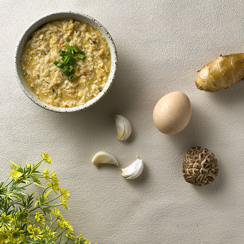 Organic Sesame Chicken & Egg Noodle Soup