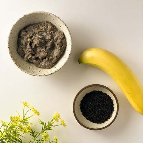 Organic Black Sesame, Banana & Millet Oatmeal
