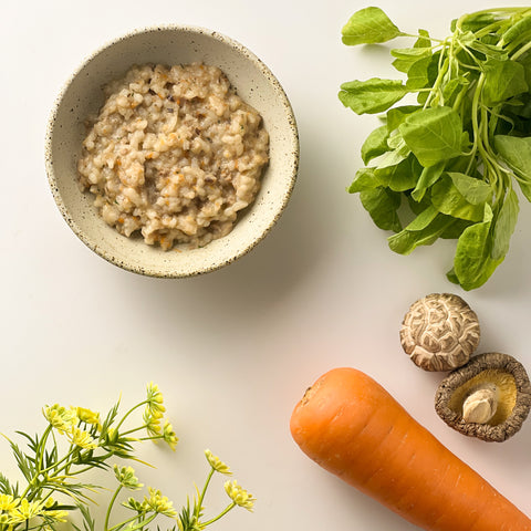 Organic Beef Porridge with Shiitake, Carrot & Spinach