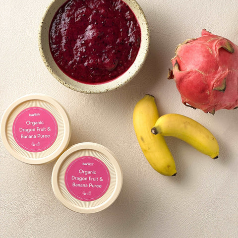 Organic Dragon Fruit & Banana Puree - Puree