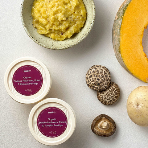 Organic Shiitake Mushroom, Potato & Pumpkin Porridge - Porridge